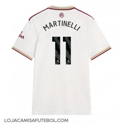 Camisa de Futebol Arsenal Gabriel Martinelli #11 Equipamento Alternativo 2025-26 Manga Curta Camisa de Futebol Arsenal Gabriel Martinelli #11 Equipamento Alternativo 2025-26 Manga Curta